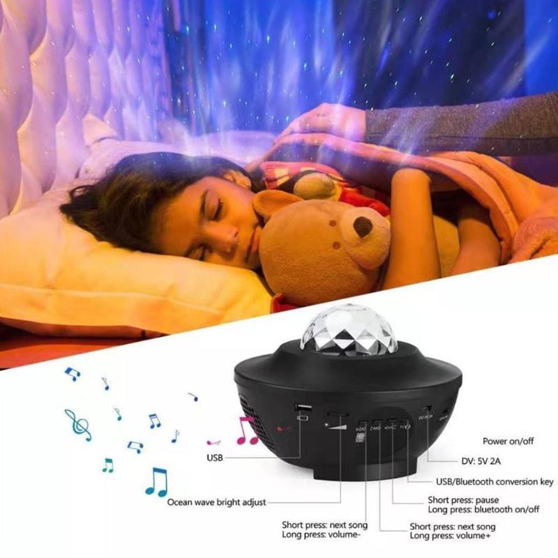 USB Kontrollü Müzik Çalar LED Gece Lambası