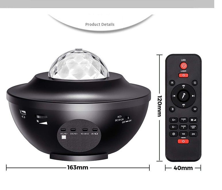 USB Kontrollü Müzik Çalar LED Gece Lambası